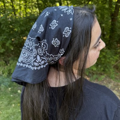 Biker Bandana — Clip-In Hair Wrap product image (2)