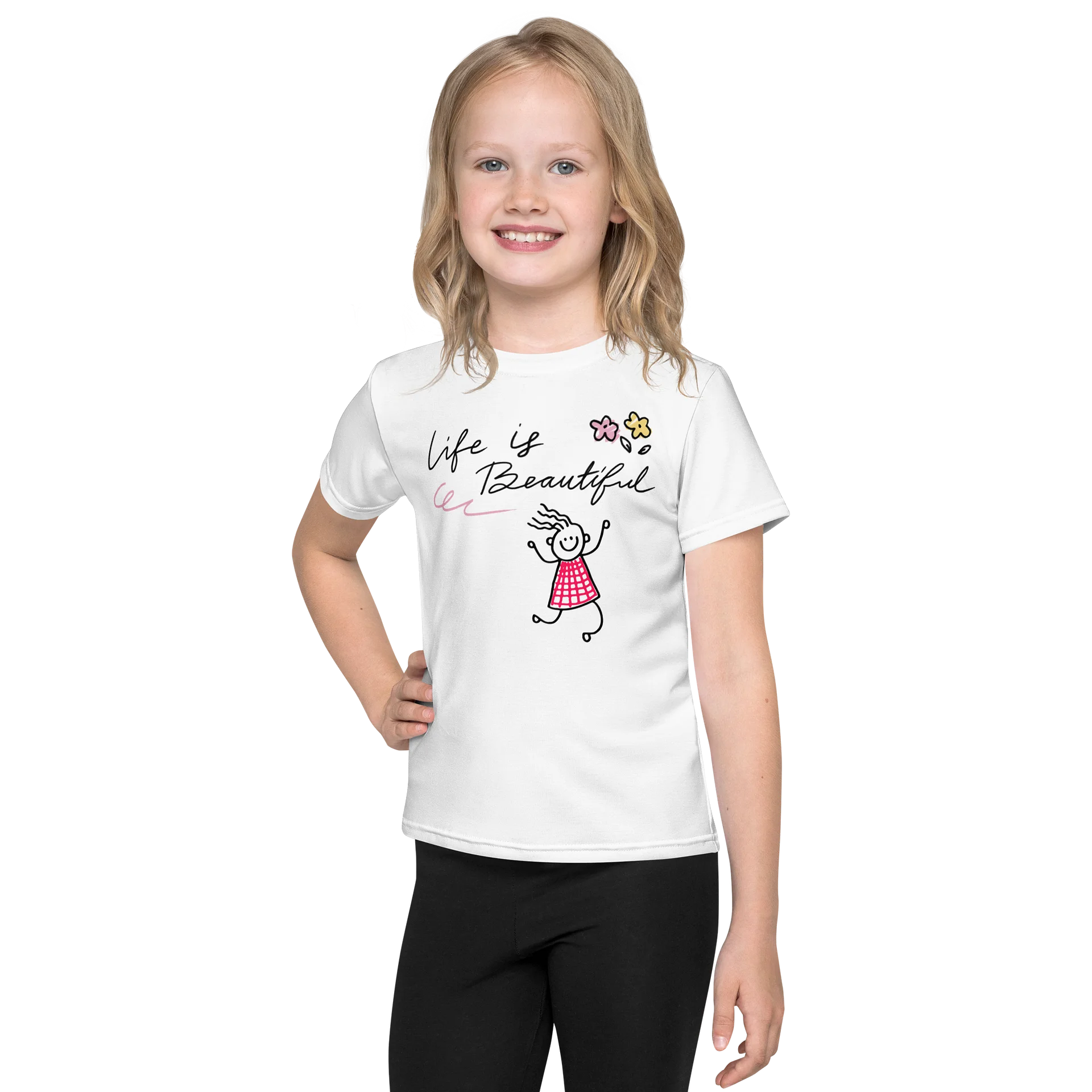 Life is Beautiful Doodle Girls Tee product image (1)