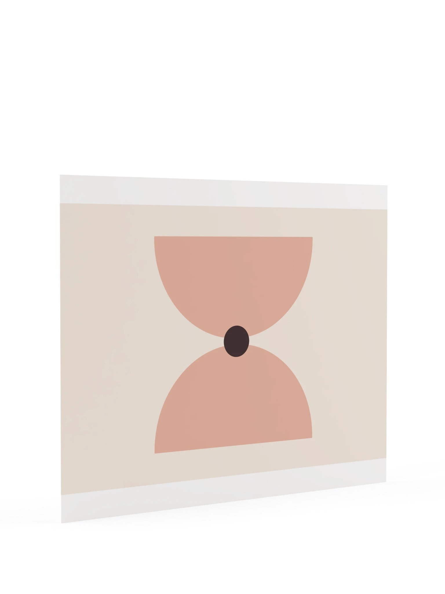 Blush Pink Geometric Print | Abstract Bathroom Wall Art product image (9)