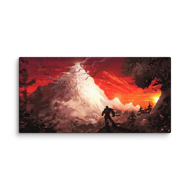 Orc Mountain Canvas Print, by Ryky product image (1)