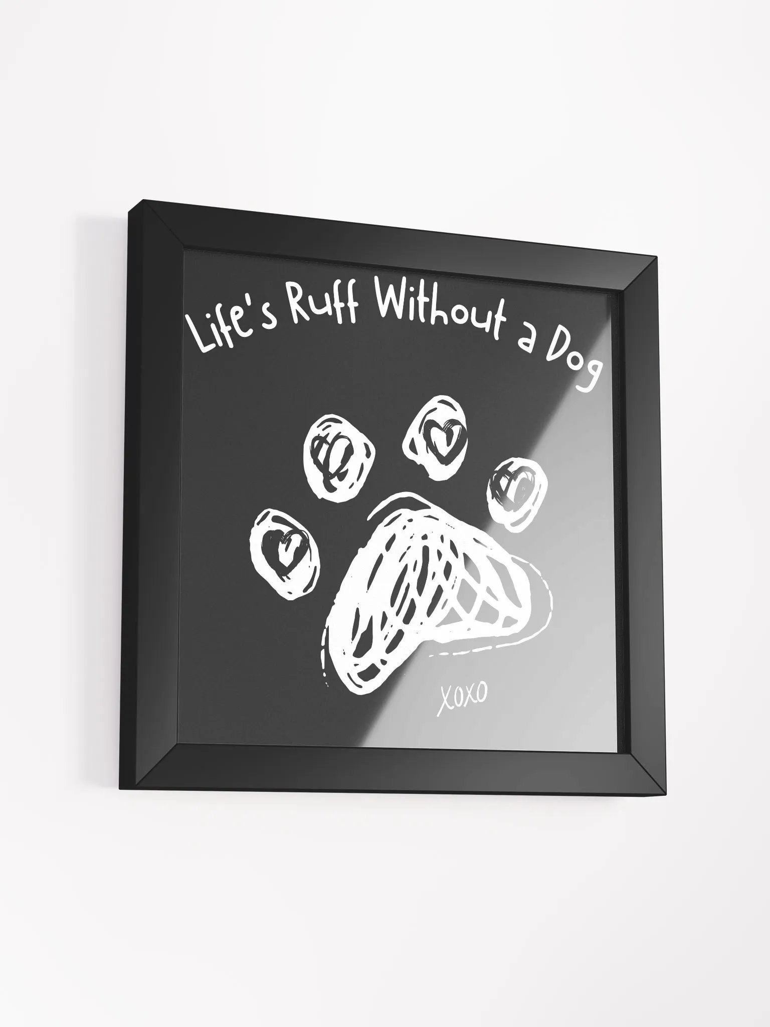 Life's Ruff Without a Dog Canvas Wall Art product image (33)