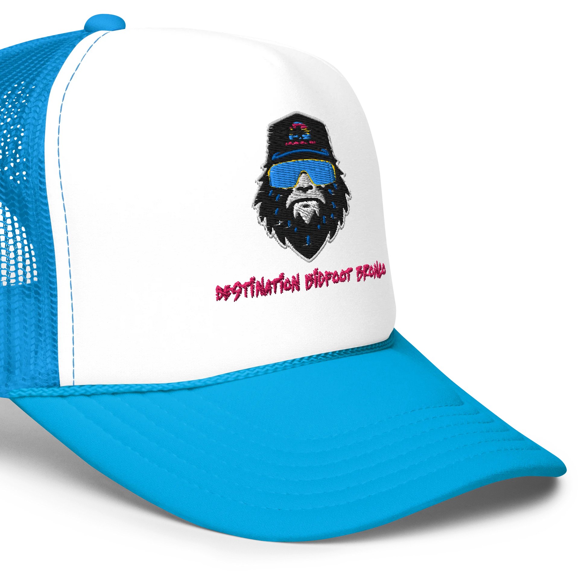 Destination Bigfoot Bronco Bigfoot Logo Foamy Trucker Cap (Multiple Color Options) product image (5)