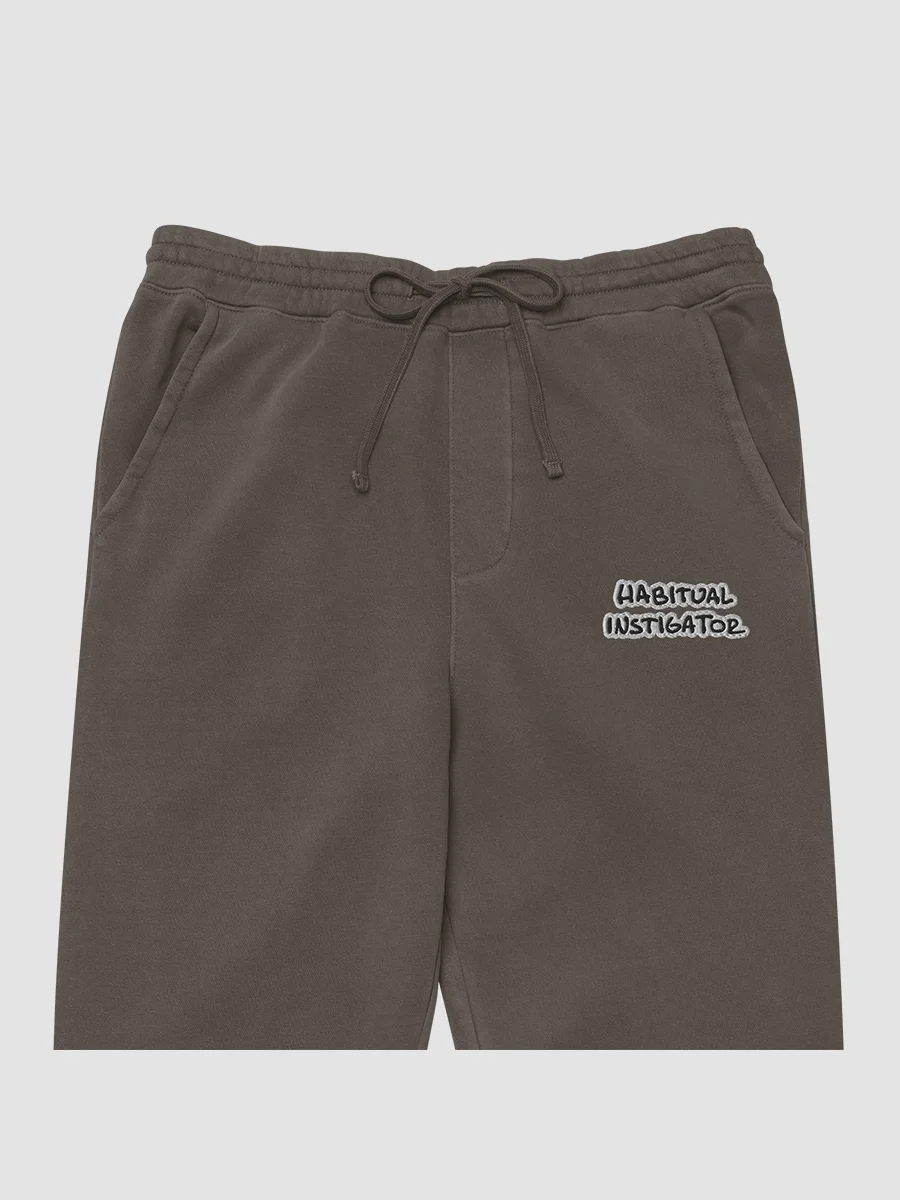 Habitual Instigator embroidered pigment sweatpants (bubble design) product image (1)