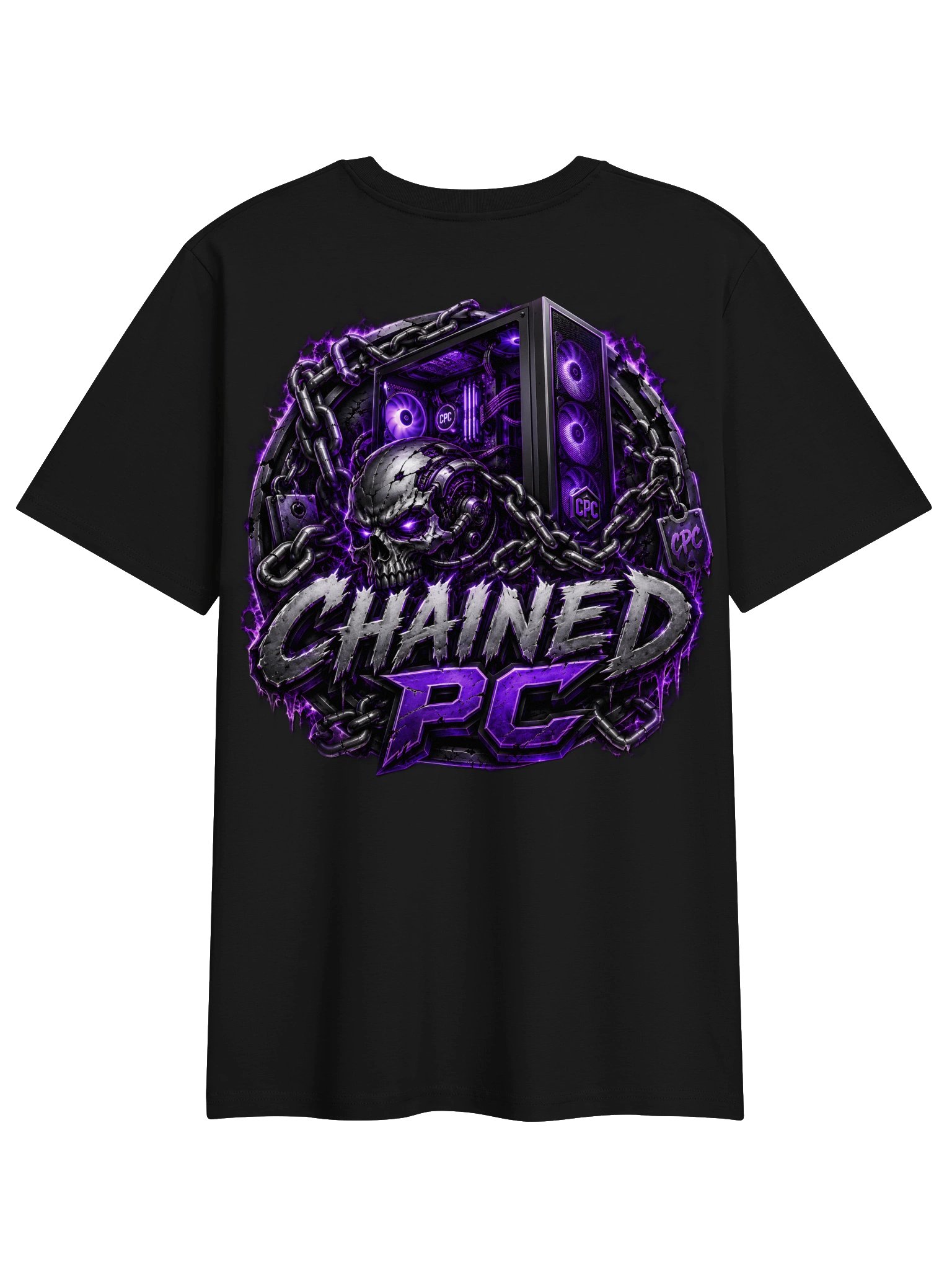 ChainedPC Skull Gaming T-Shirt product image (15)