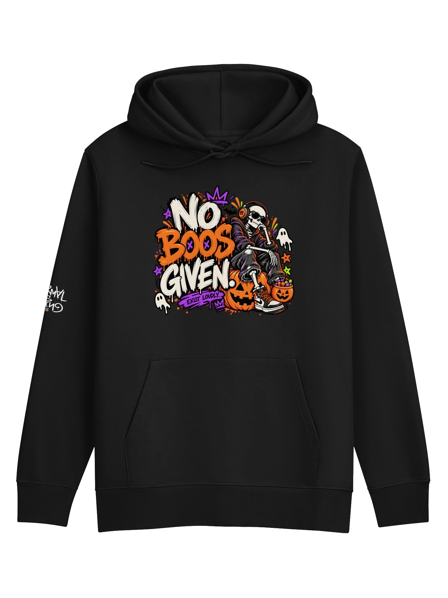 NO BOOS GIVEN.™ Adult Unisex Hoodie product image (2)