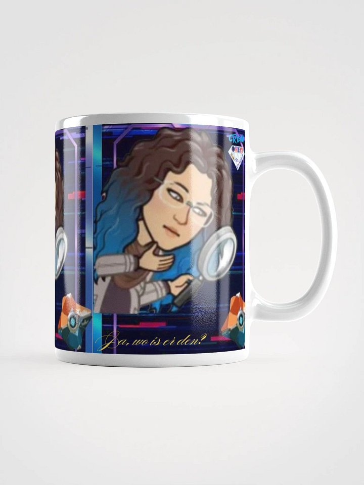 Weiß glänzende Tasse, the Gost, ja, wo is er den? product image (3)