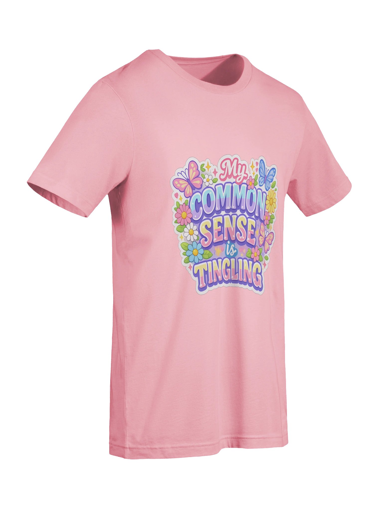 My Common Sense Is Tingling Sticker Tee product image (40)