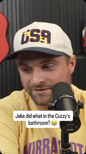 Jake did WHAT in the Cuzzys Minneapolis bathroom? 😂😂😂

Search 