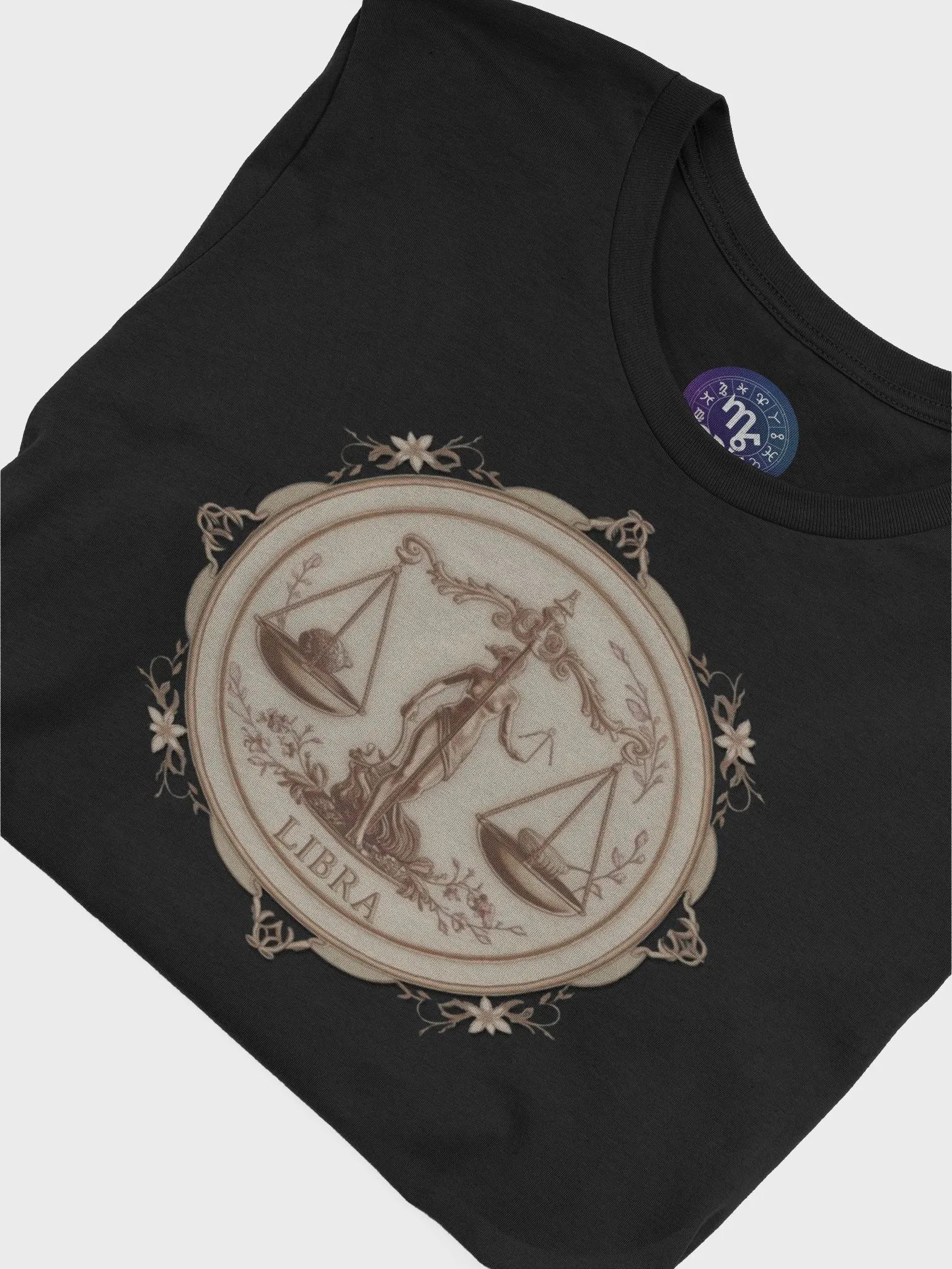 Unisex Libra Zodiac T-Shirt - Classic Scales Design, Astrology Gift product image (7)