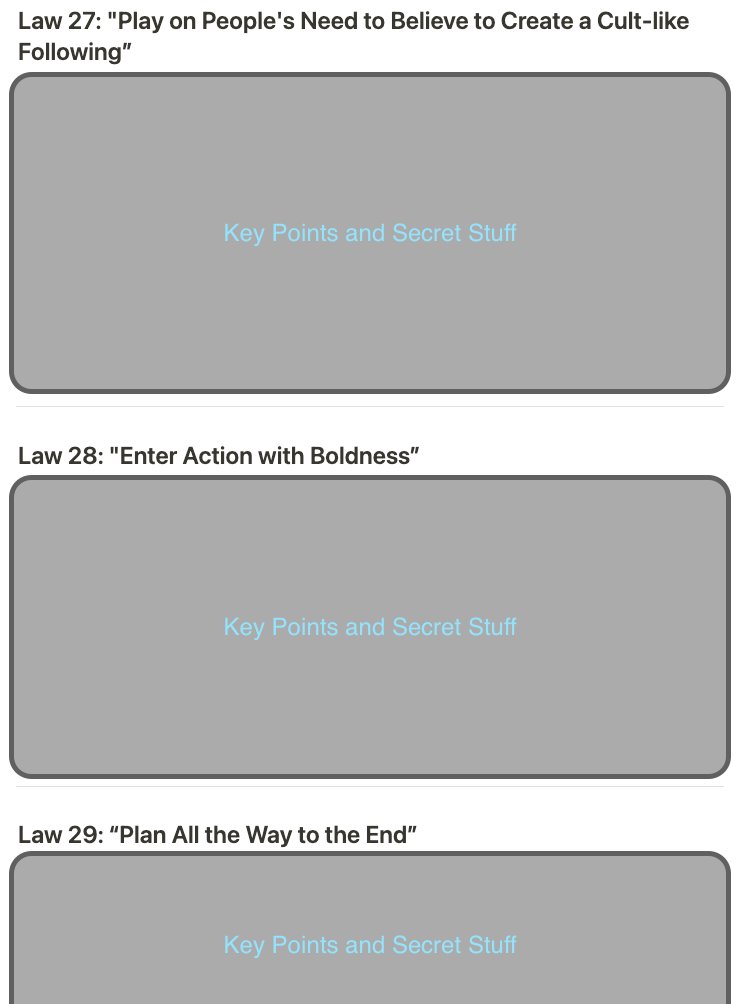 48 Laws of Power: Key Points (All 48 Laws) product image (2)