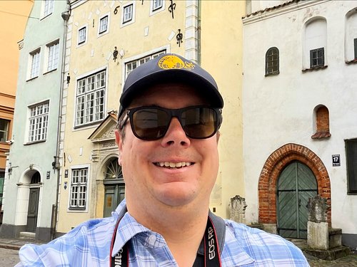 Riga photos 🇱🇻—a mix of selfies and some of this beautiful city’s most memorable sights.

The carousel begins with the Three ...