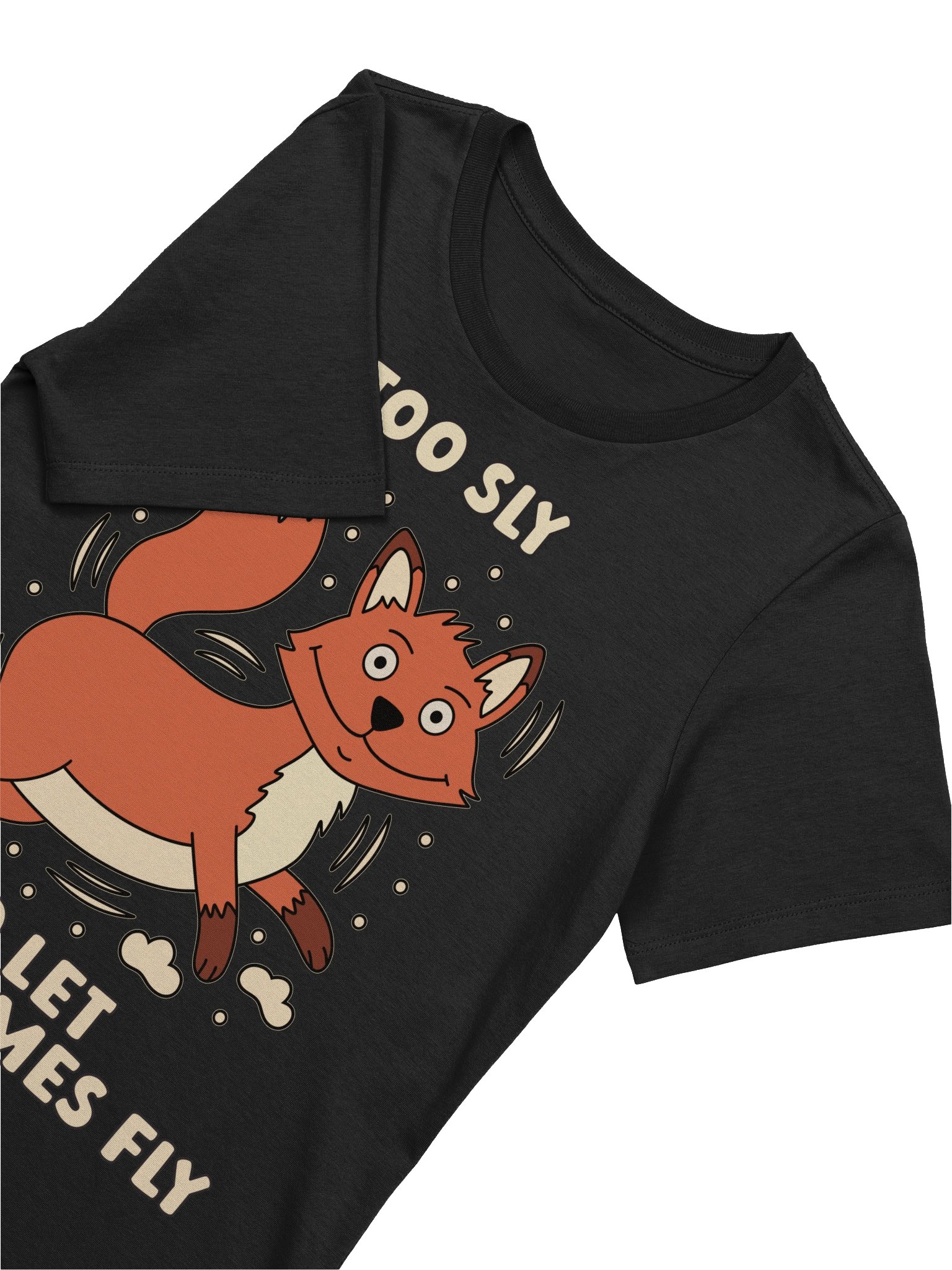 Too Sly To Let The Good Times Fly Cute Silly Funny Fox Women's Relaxed-fit T-shirt product image (2)