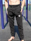 Black Calisthenics God Joggers product image (1)