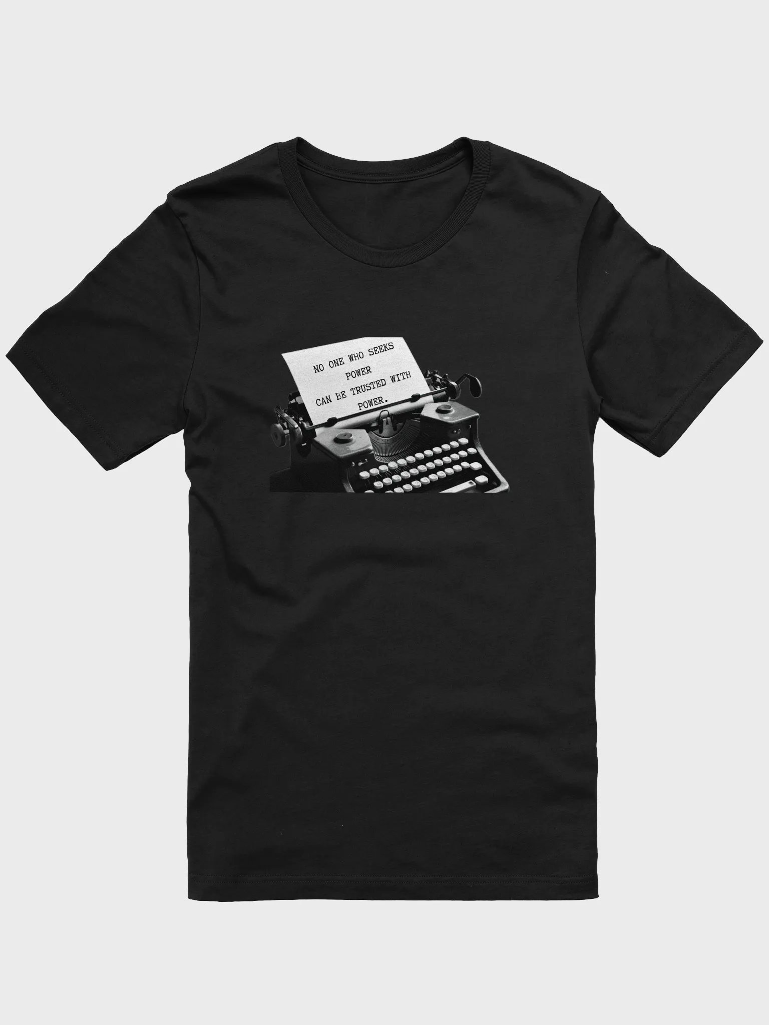 Power Seeker Typewriter Tee product image (1)