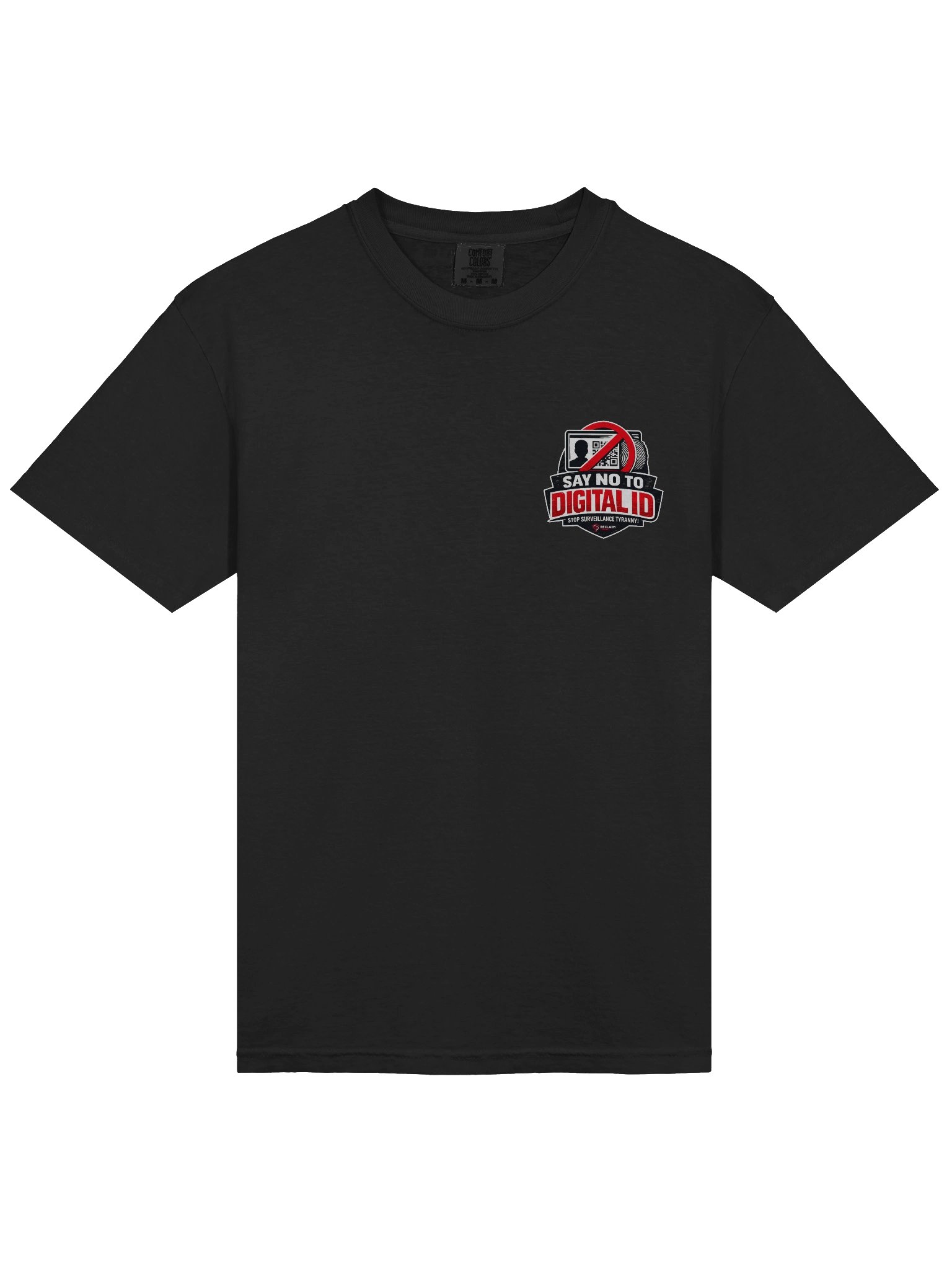 Say No To Digital ID Back Graphic Campaign T-Shirt product image (3)