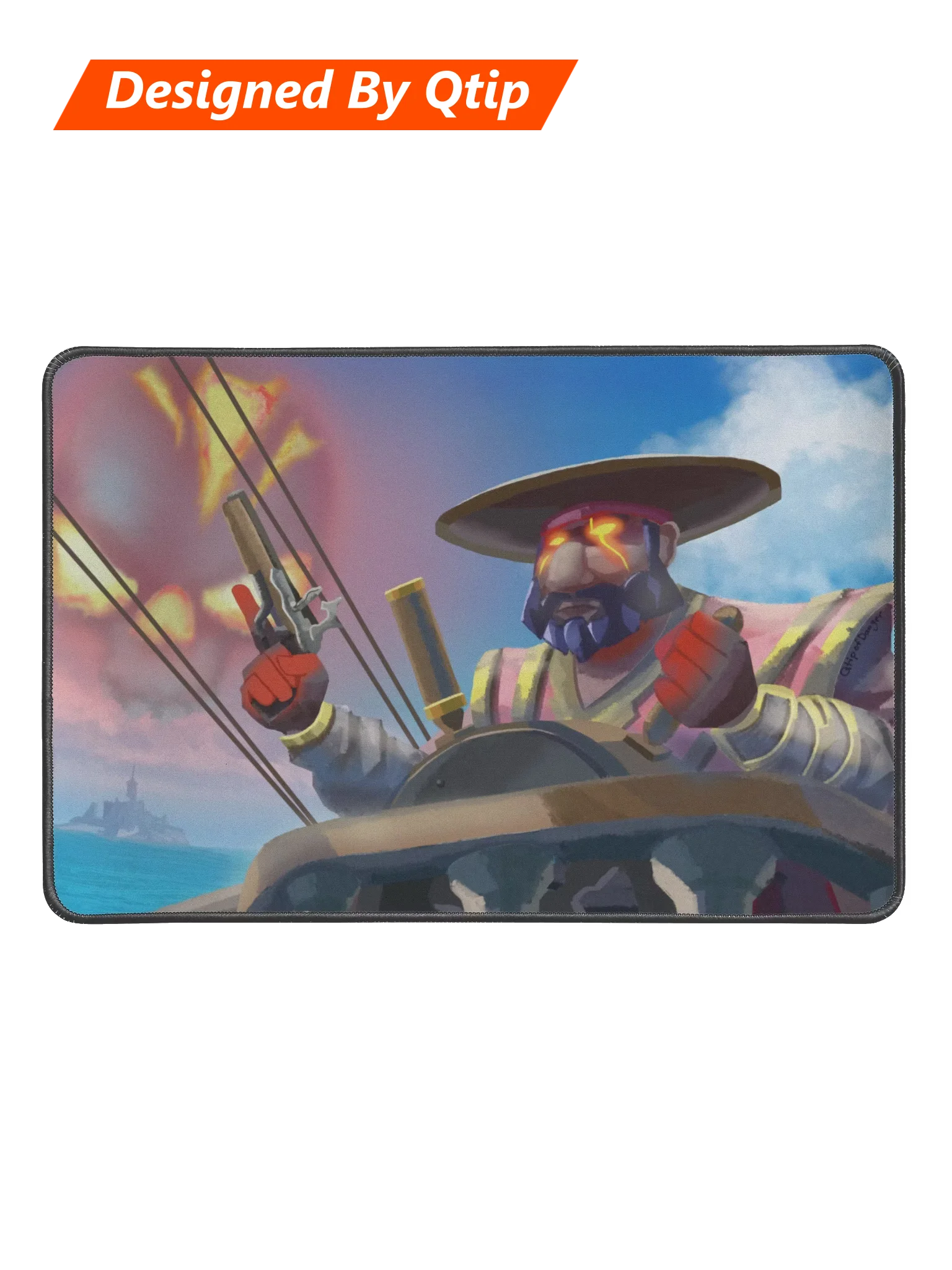 the crud helm desk mat (12" x 18") product image (1)