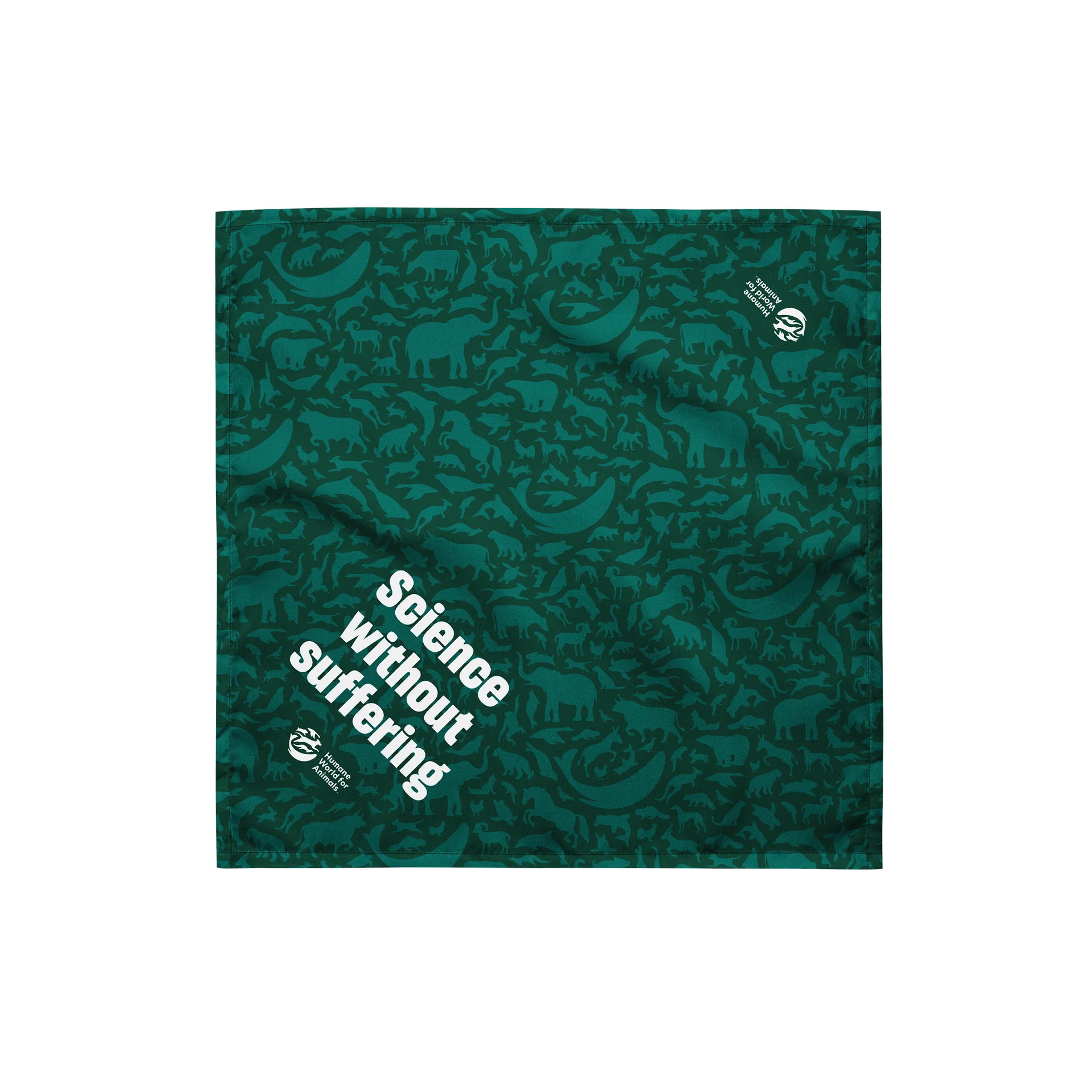 Science without suffering bandana - Green product image (1)