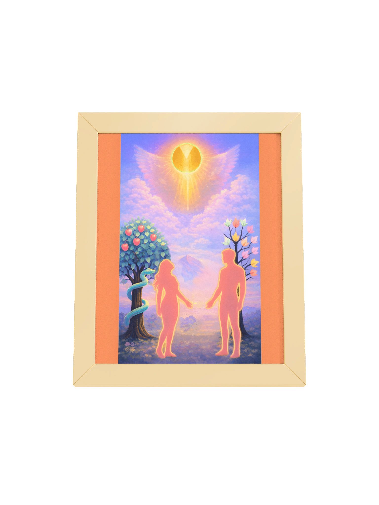 6 The Lovers Tarot Art Framed Poster product image (1)