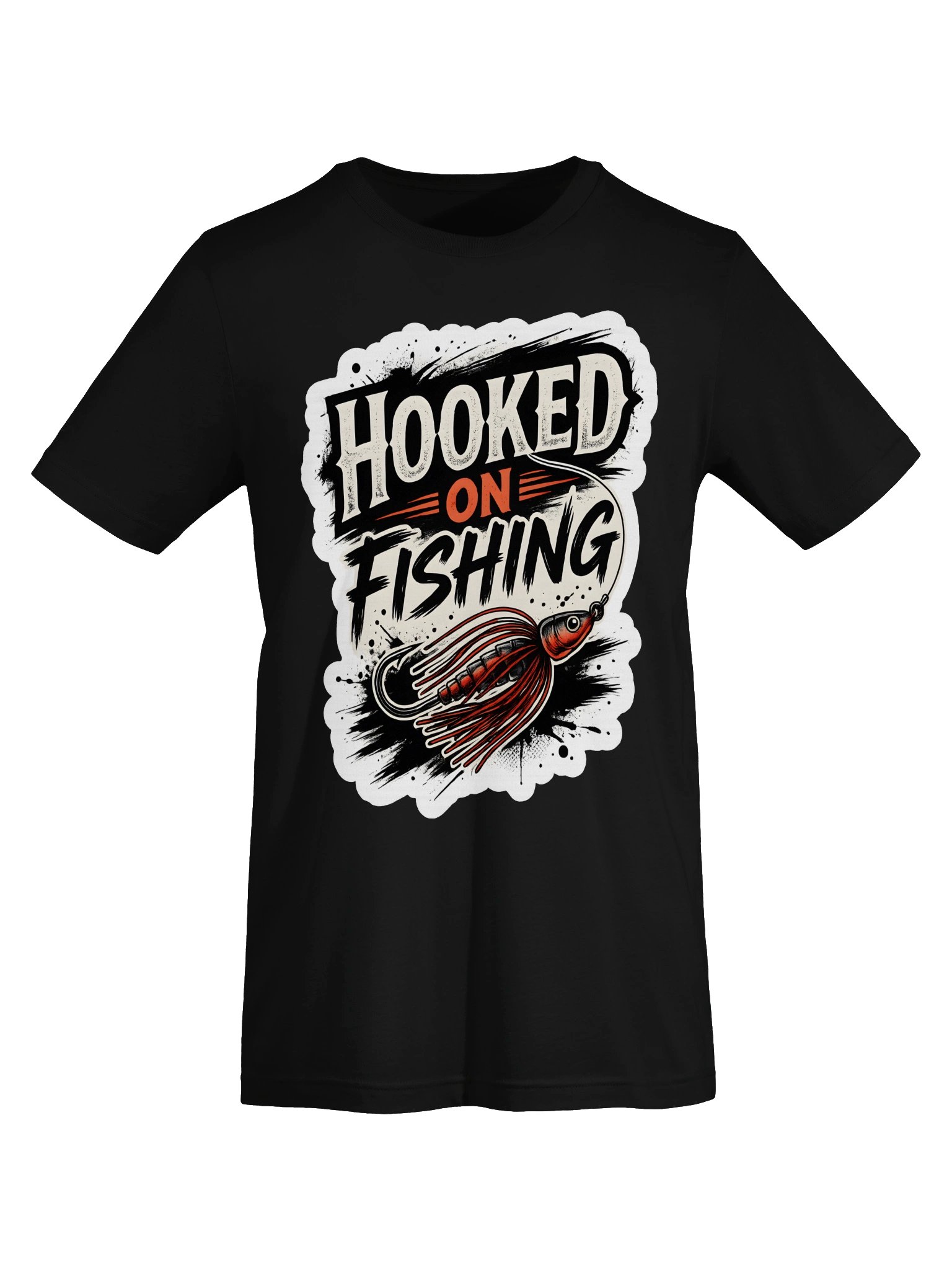 Hooked on Fishing Graphic Tee product image (13)