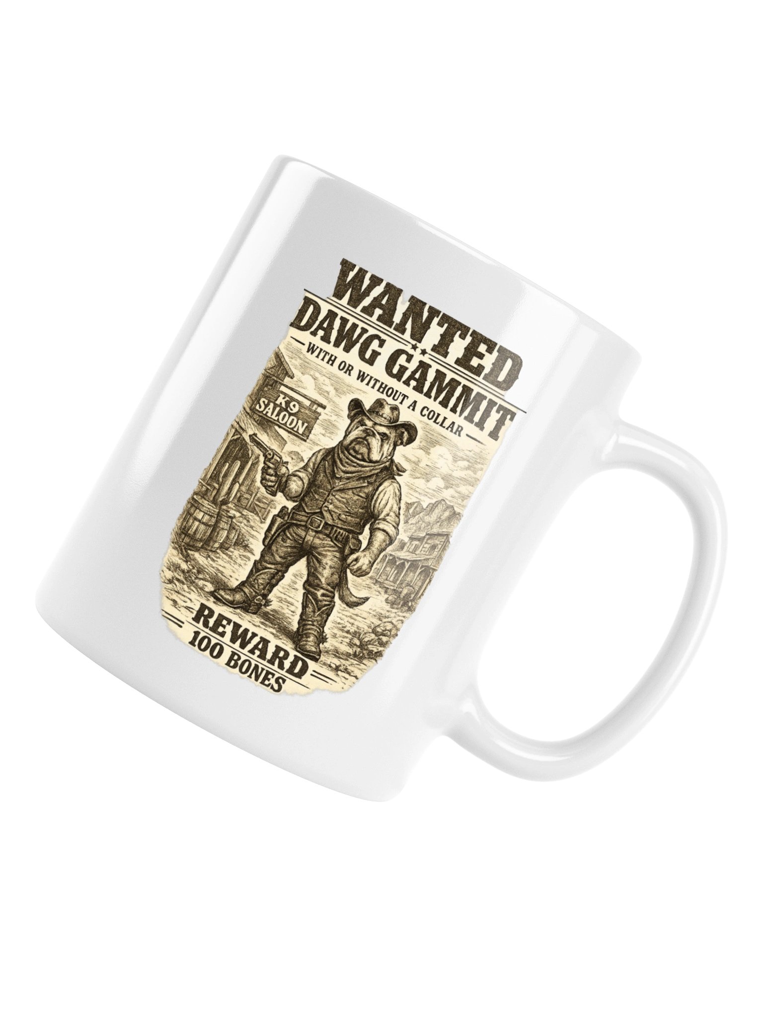 DAWG GAMMIT™ WANTED Bulldawg Mug product image (6)