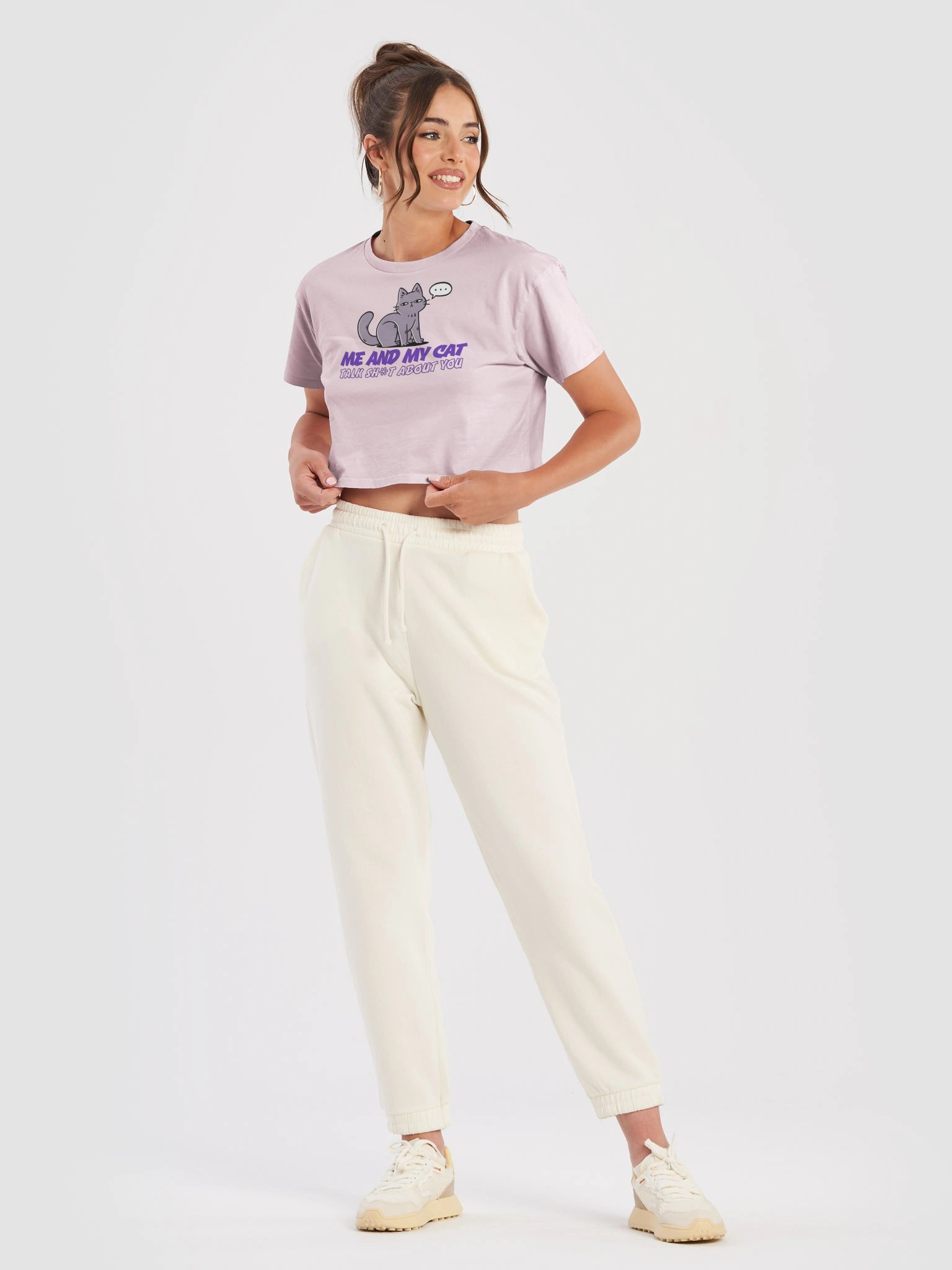 Me And My Cat Crop Tee product image (4)