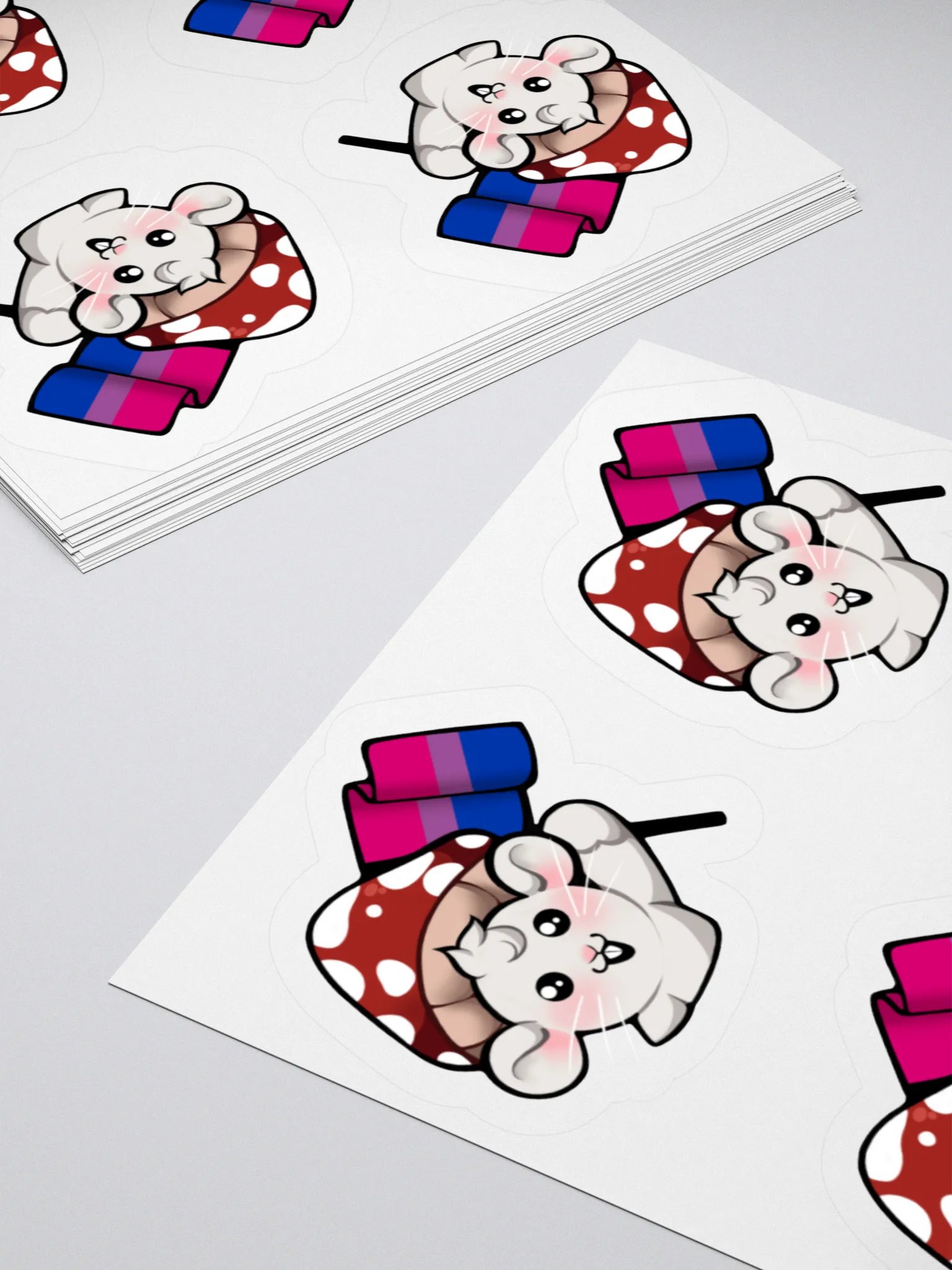 Bisexual Pride Flag Stickers product image (4)