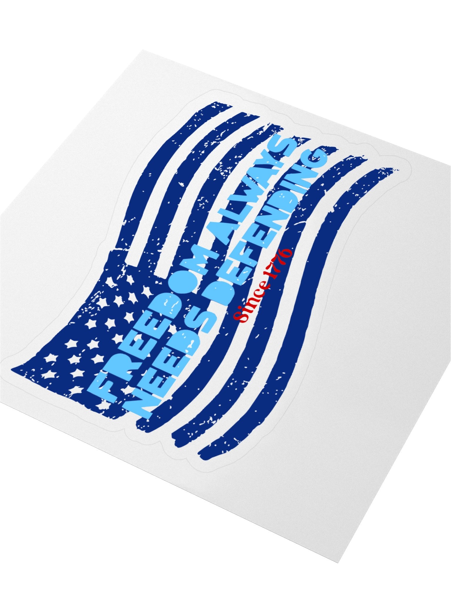 Defender of Freedom Kiss Cut Sticker product image (3)