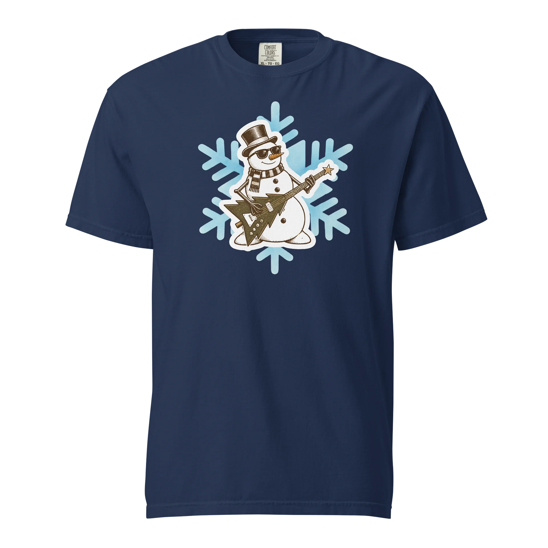 Groovy Snowman Guitar Tee product image (1)