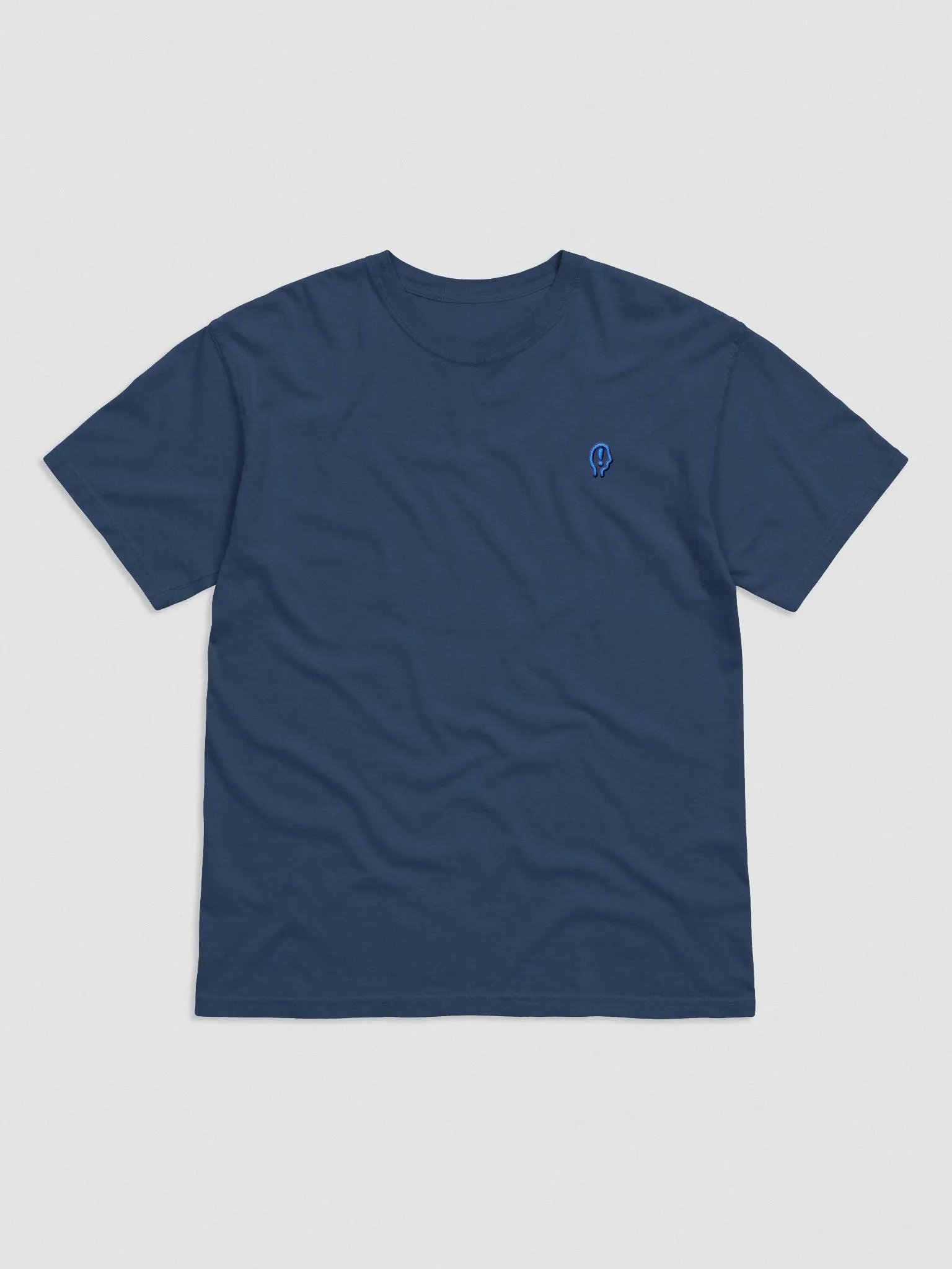EXCLAIMING MENTALLY (L.C., electric) embroidered garment dyed tee product image (45)