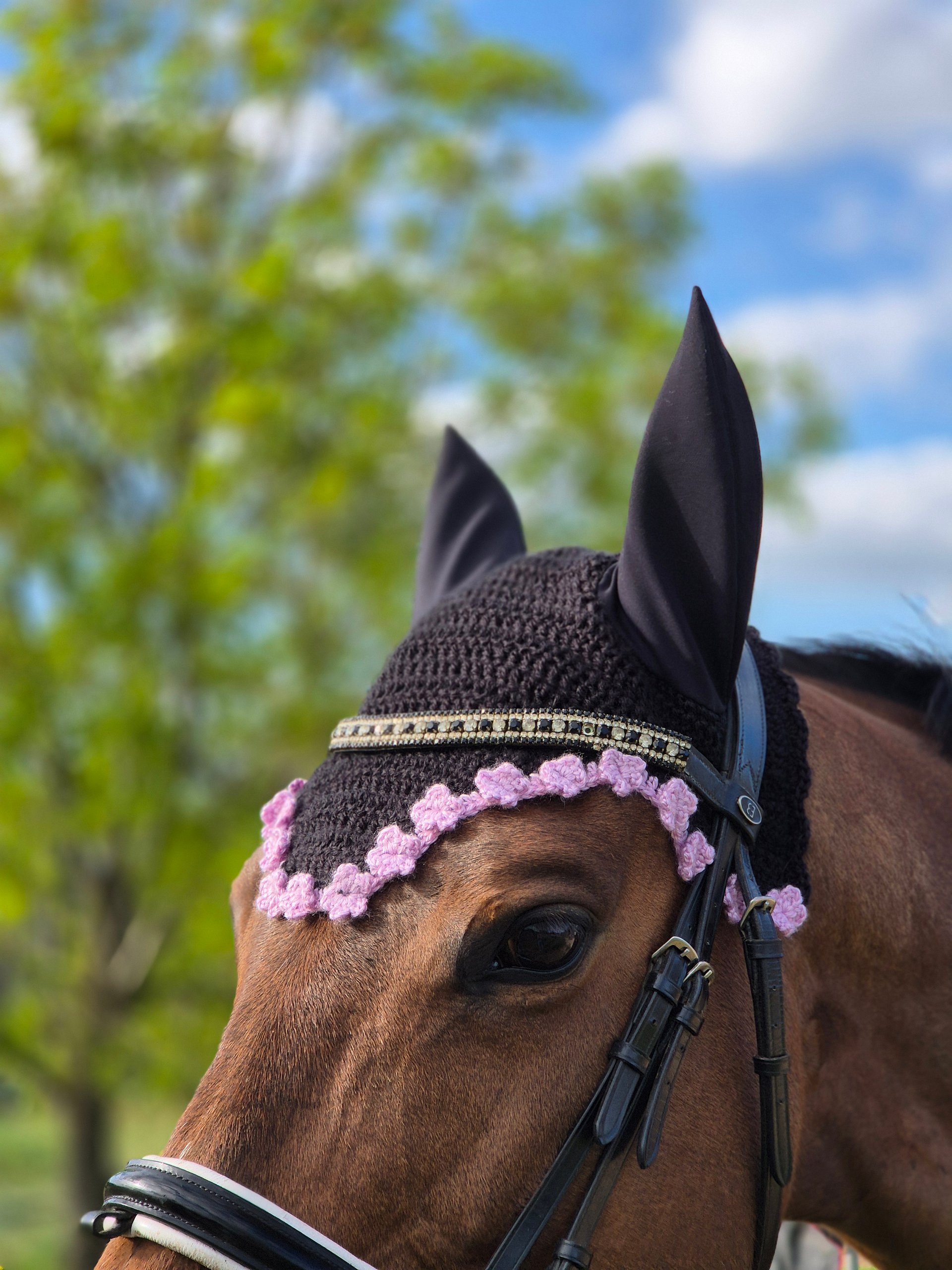 Lilac Ear Bonnet product image (2)