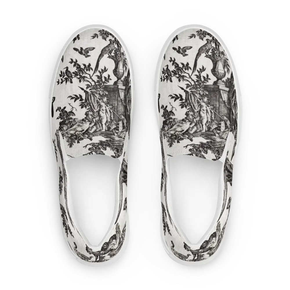 Jean–Baptiste Marie Hüet. Men's Slip-On Canvas Shoes product image (1)