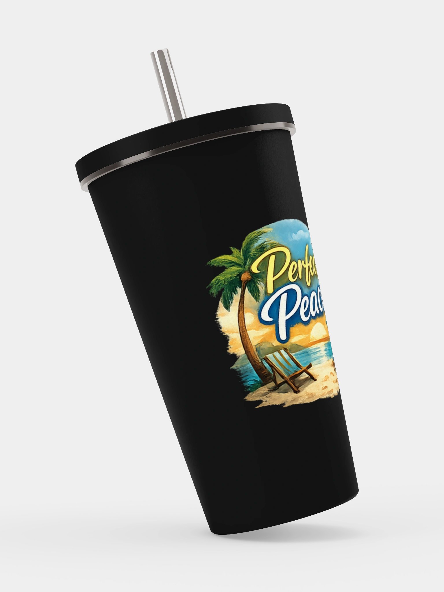 Perfect Peace Insulated Tumbler with Straw product image (2)