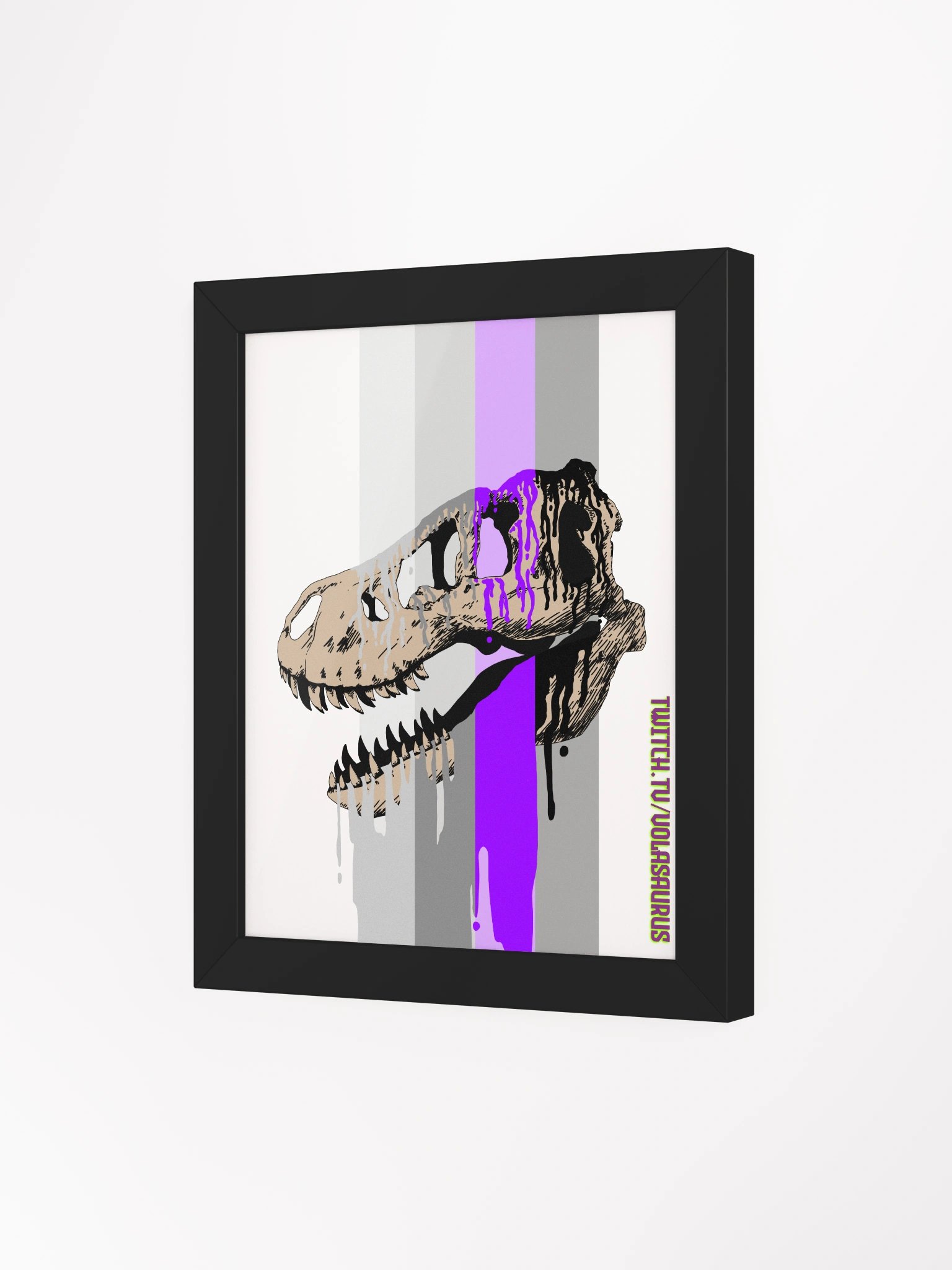 Demisexual Pride Skull Poster! product image (14)
