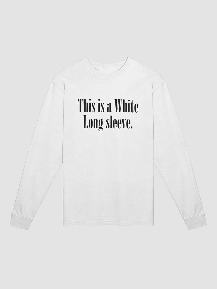 This is a White Long sleeve. product image (1)