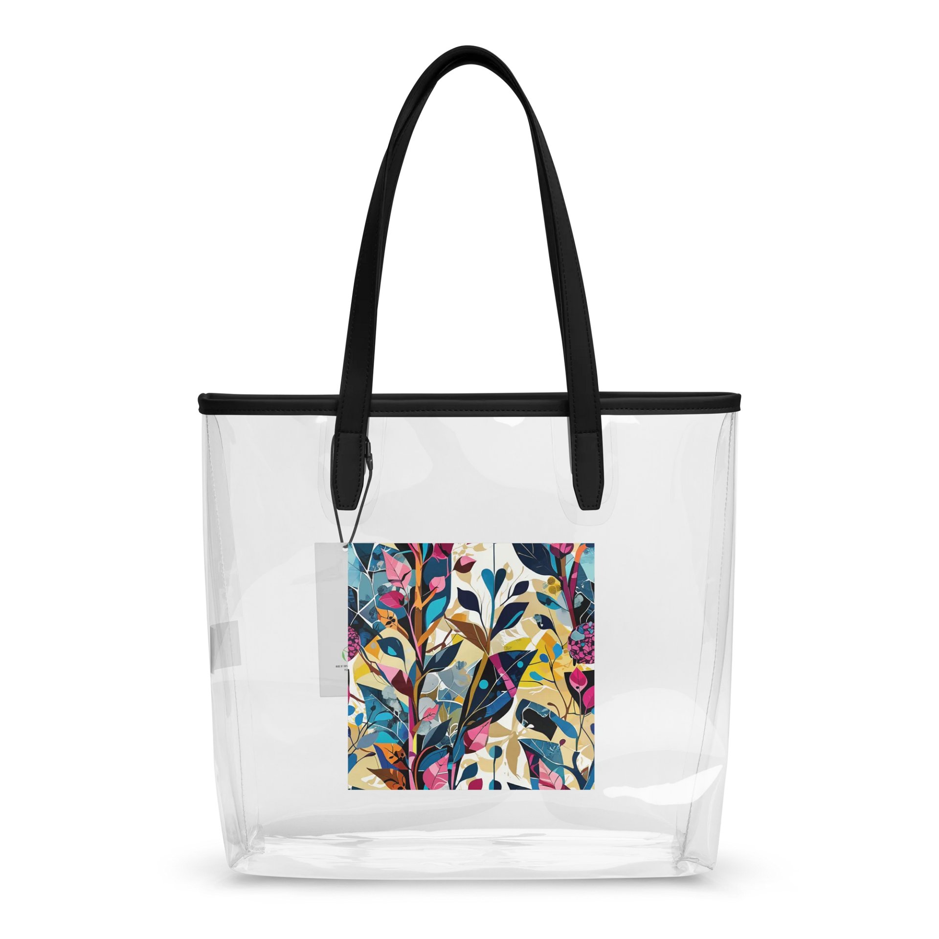 Floral Fusion Clear Tote Bag product image (2)
