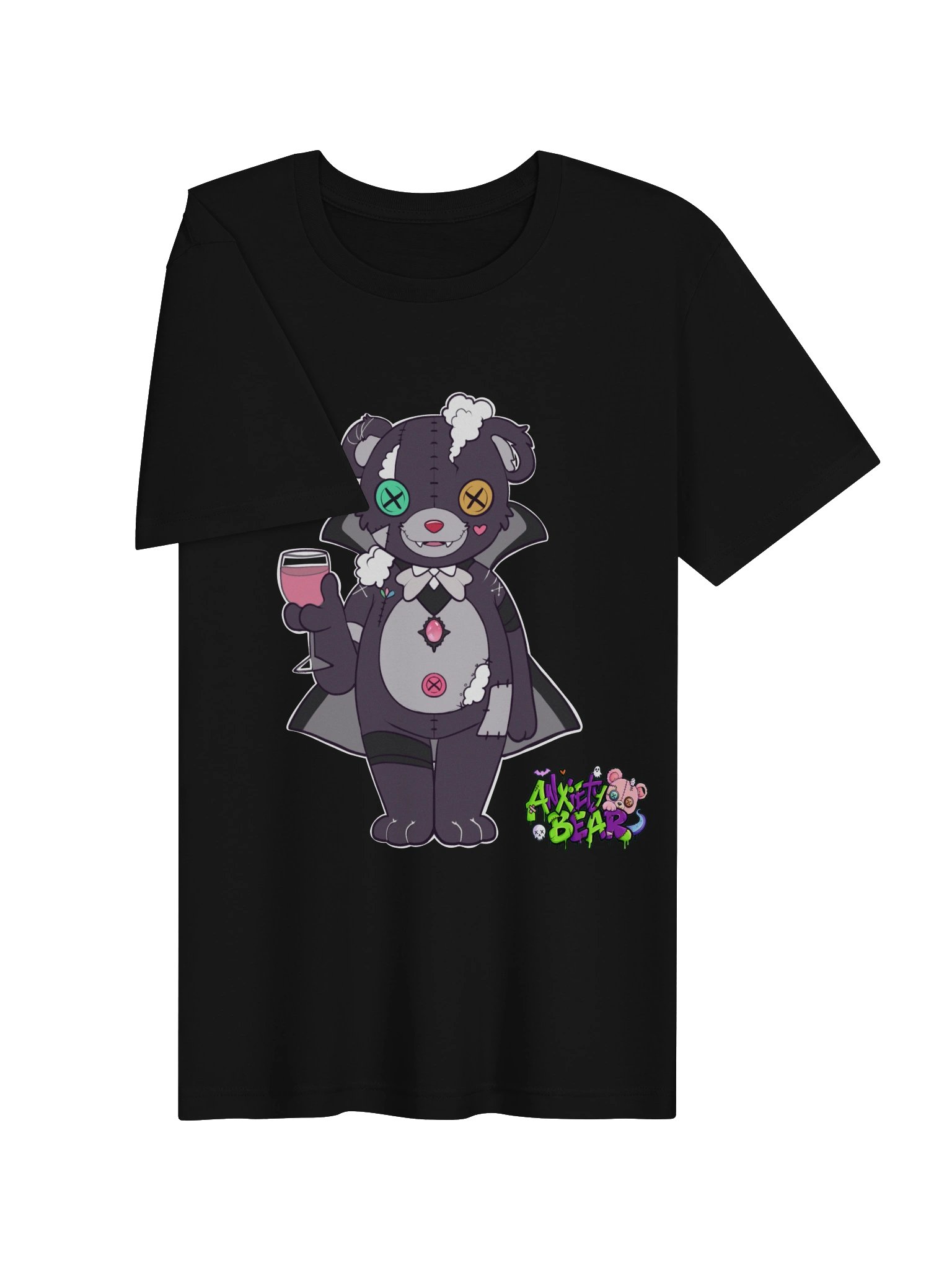 Anxiety Bear Scare Bear Tshirt: VampBear product image (23)