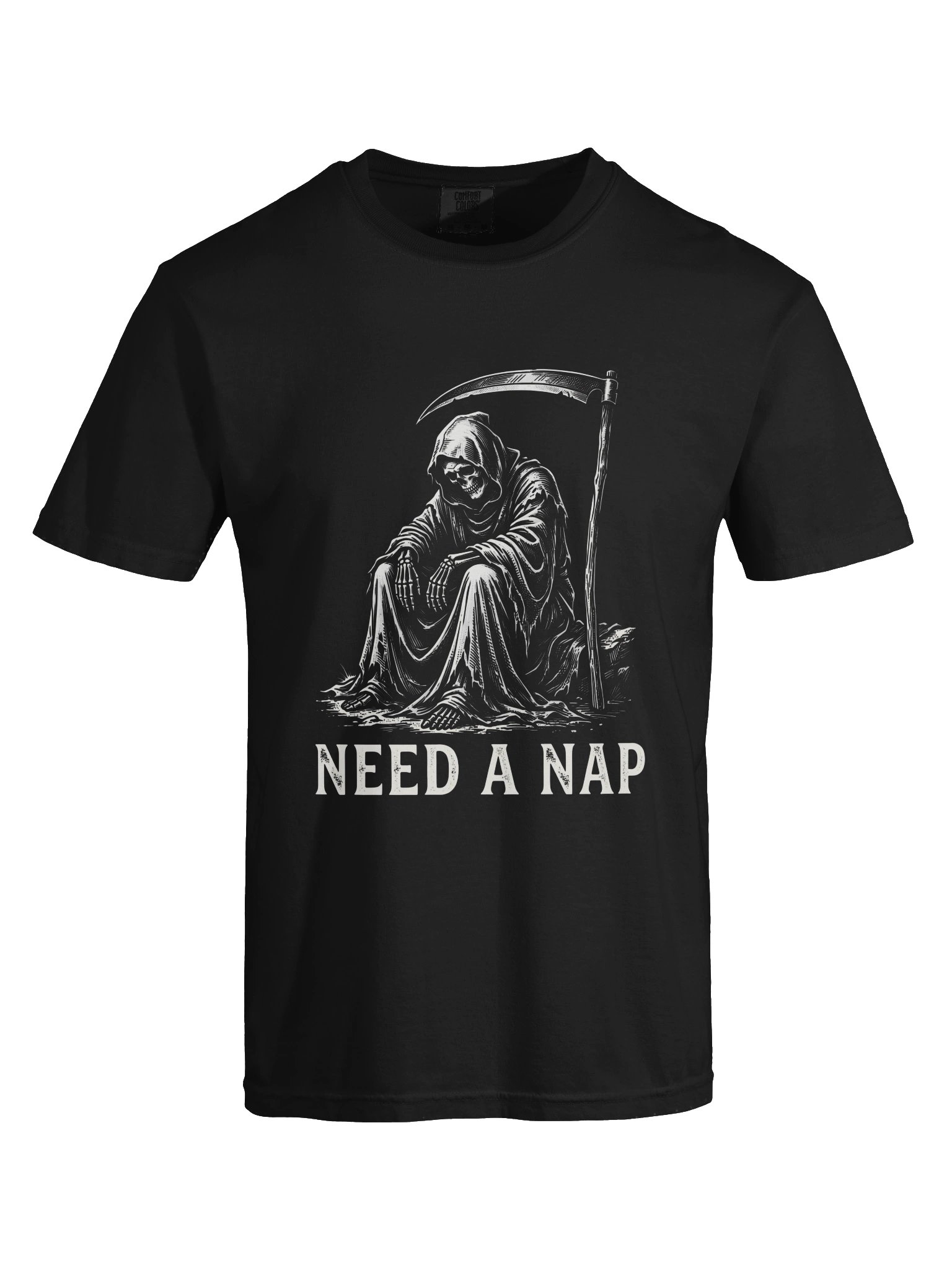 Need a Nap Grim Reaper T-Shirt | Funny Tired Reaper Tee | Comfort Colors product image (6)
