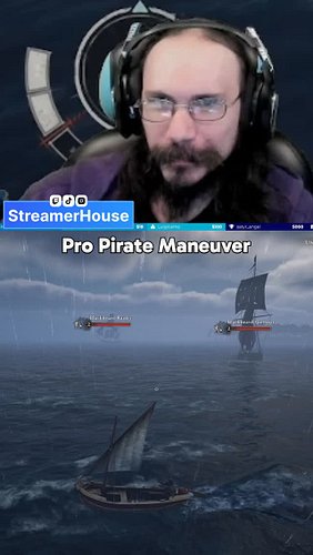 The Ultimate Pirate Maneuver #piratelife #gamingfails #funnygaming #streamerhouse