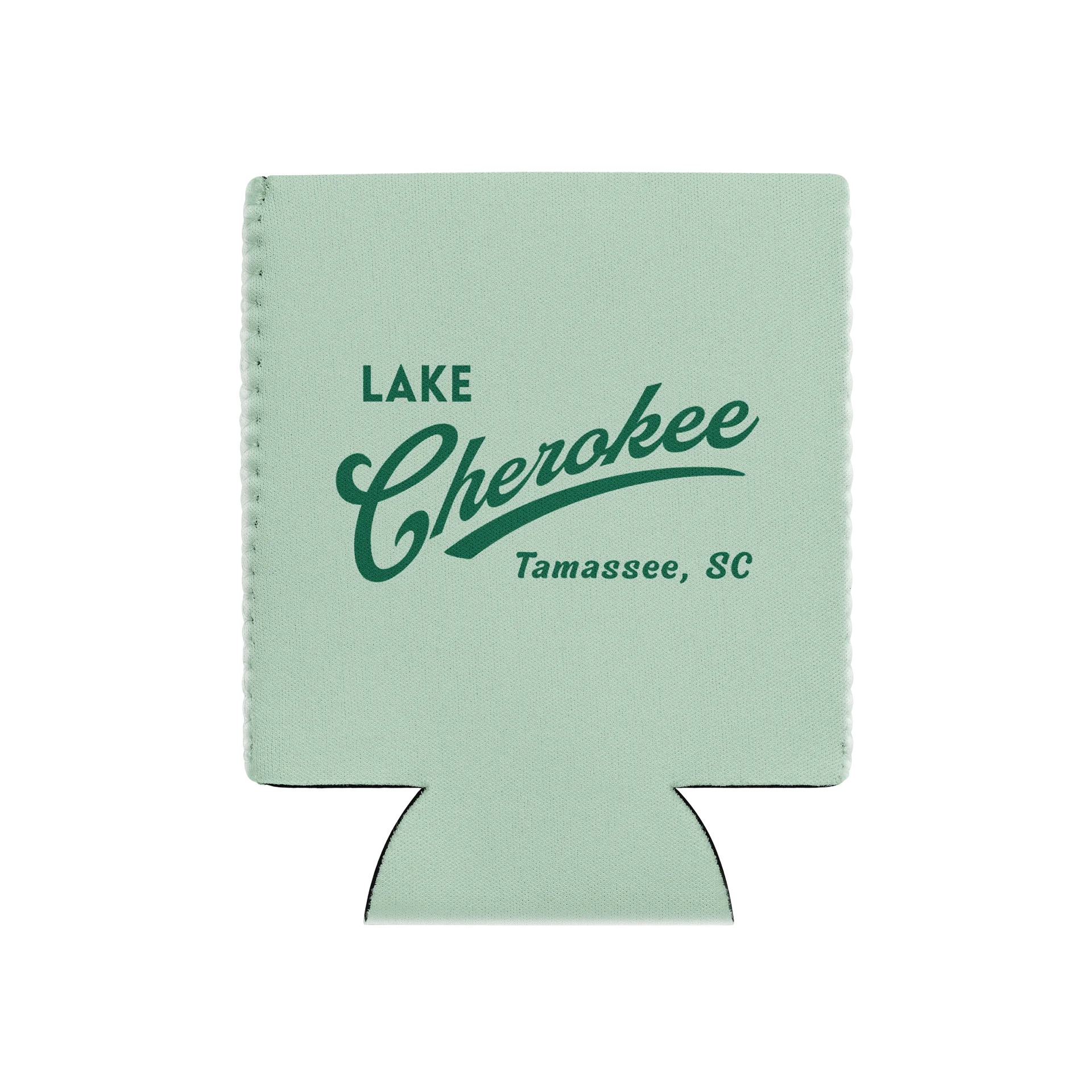 Lake Cherokee Koozie - Green Swoosh product image (1)