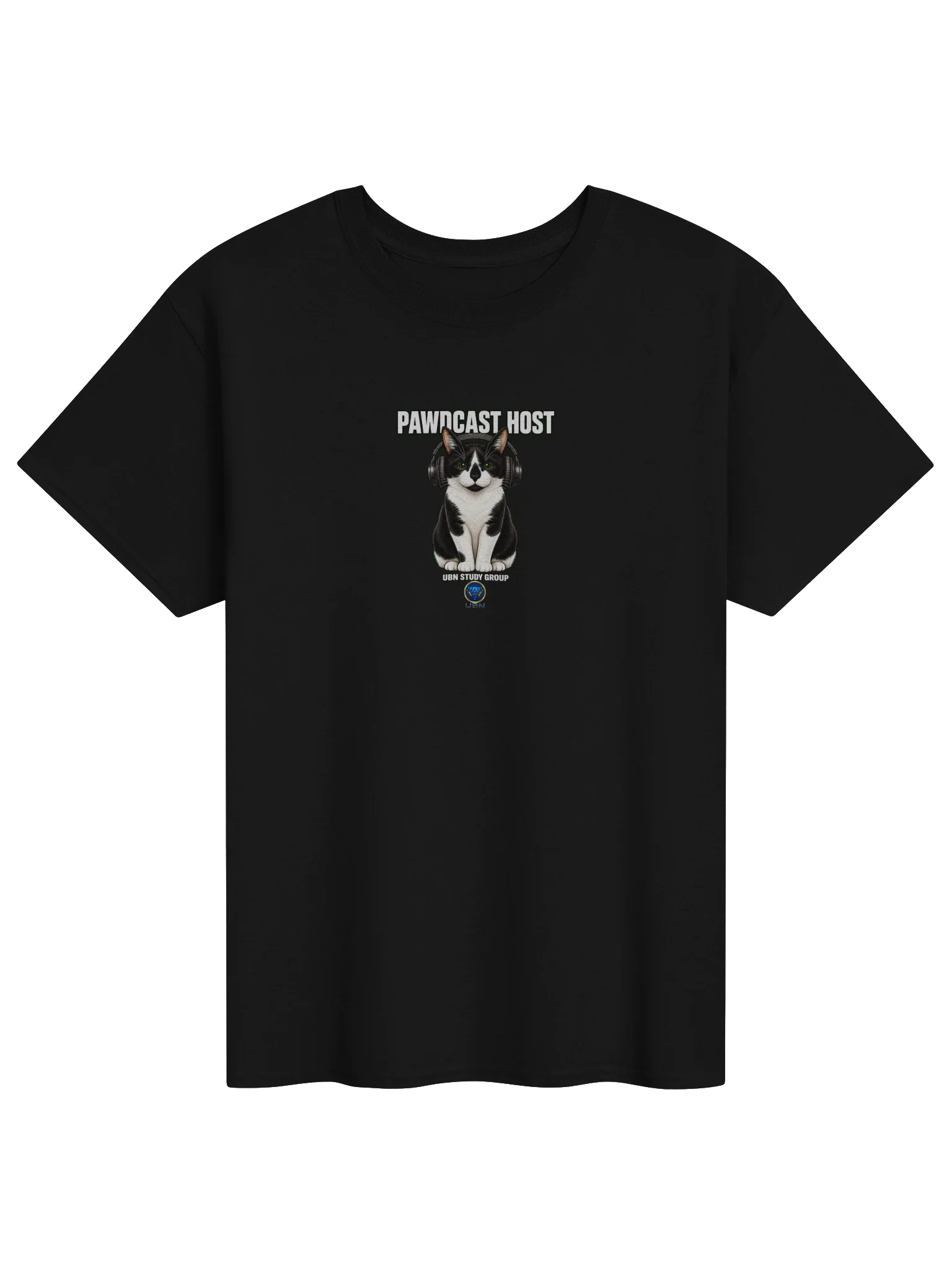 Pawdcast Host Tee (Mister Kitty)