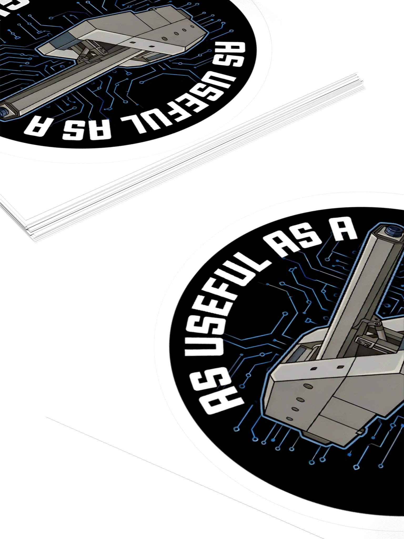As Useful as a Railgun Sticker — TG.STICK-01 product image (4)