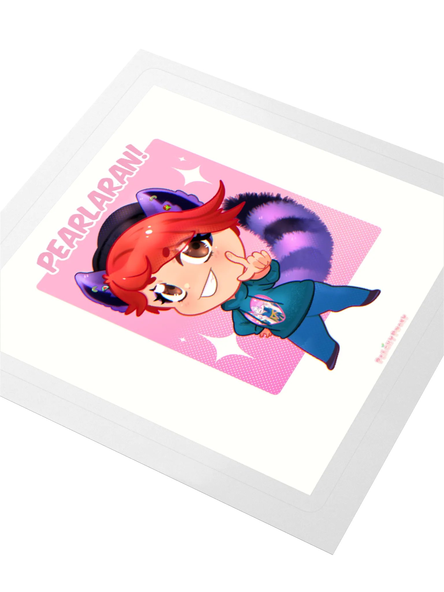 Racoon Pearl Sticker product image (3)