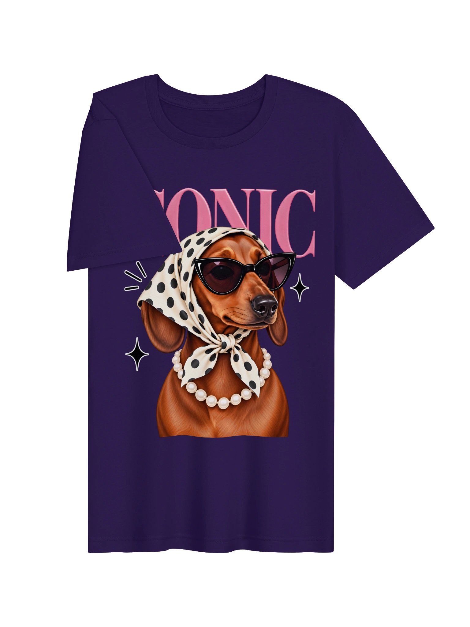 Iconic Dachshund Glam Tee product image (23)