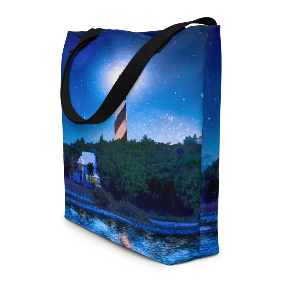 St. Augustine Lighthouse – Florida Starry Night Tote Bag product image (12)