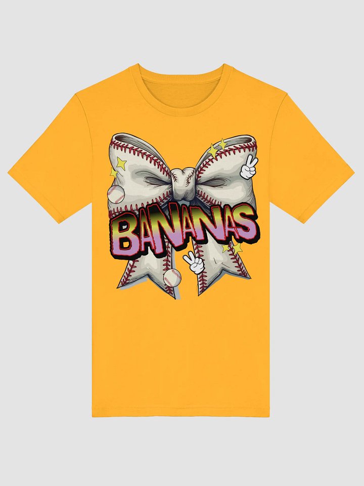 Bananas Bow Baseball T-Shirt product image (29)