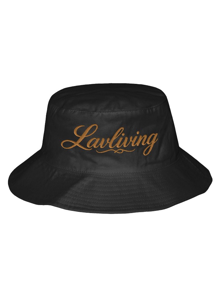 Lavliving — Muted Gold Flexfit Bucket Hat — actual product view
