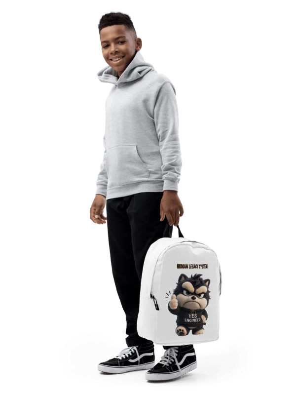 HUMAN LEGACY SYSTEM | AI Infrastructure Meme Backpack for Developers Gift Idea Tech Apparel product image (9)