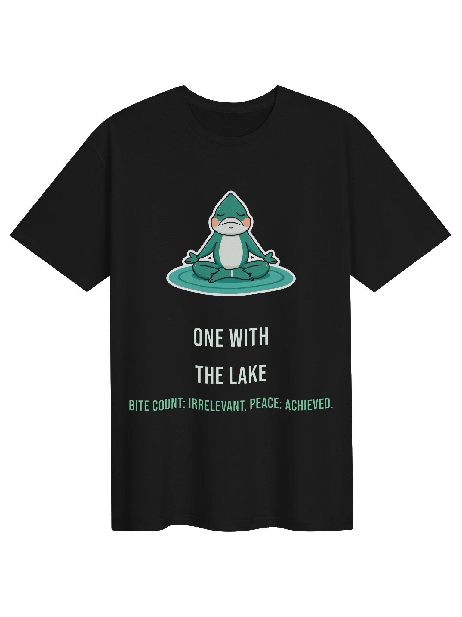 Funny Fishing Dad Shirt – One With the Lake product image (1)