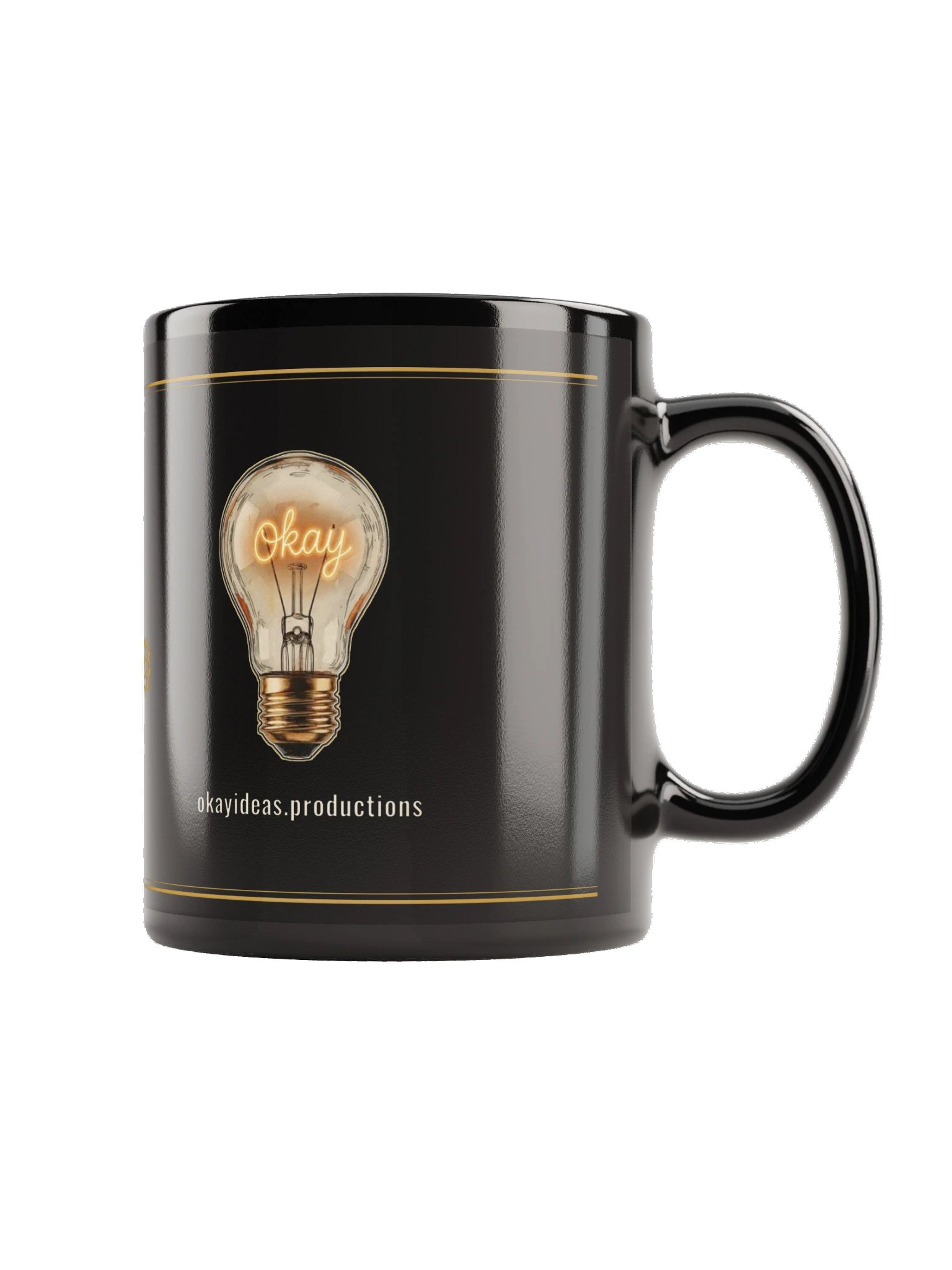 The Brass Veil — Mug (Black Glossy) product image (3)