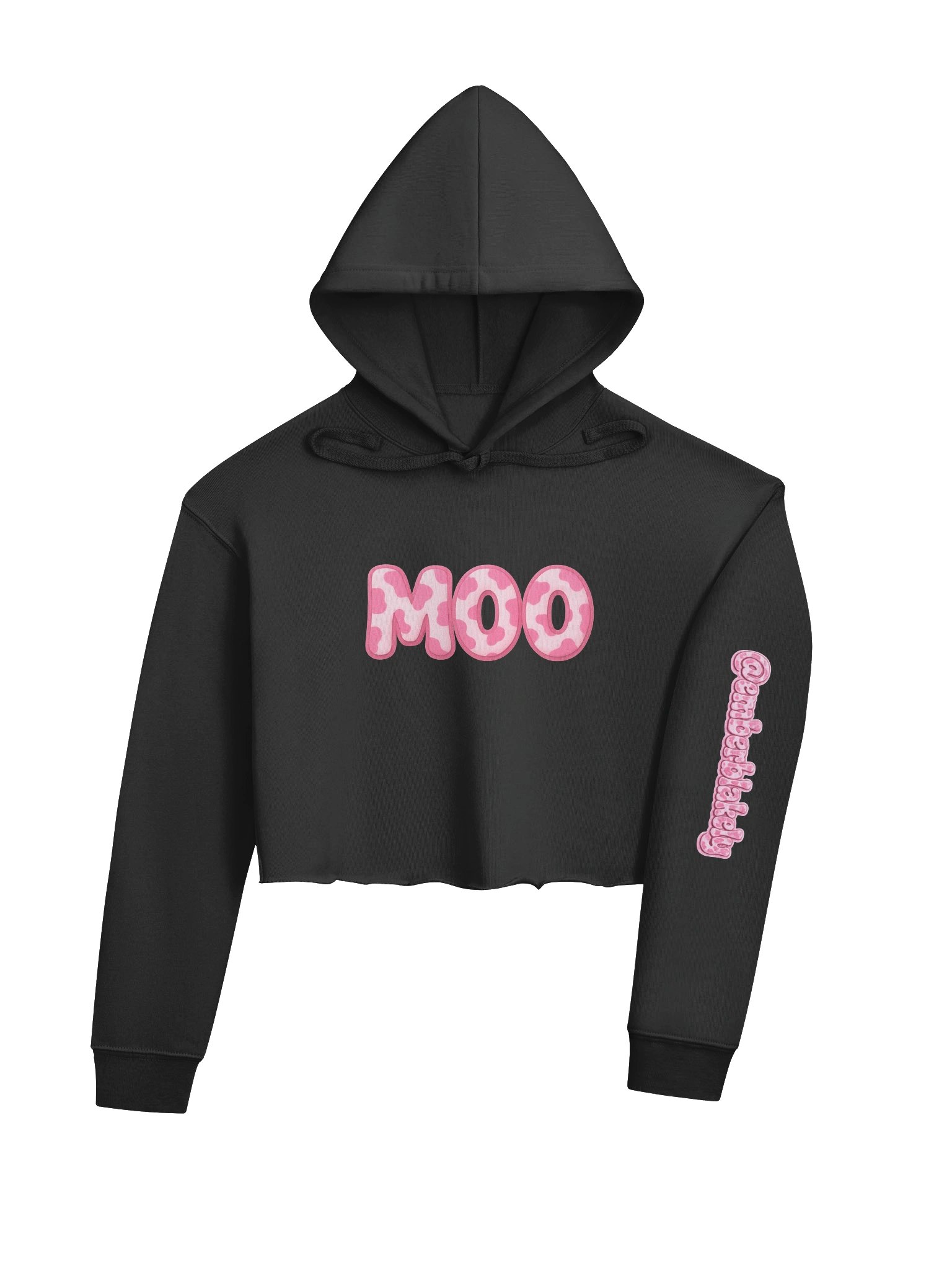 Moo Crew Crop Hoodie product image (4)